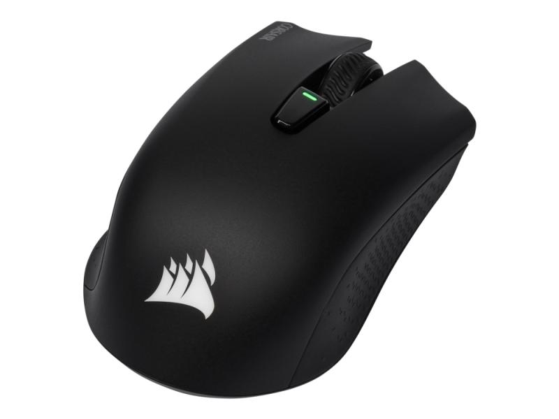 Corsair Gaming Harpoon RGB Mus - Trådløs og Kablet Sort