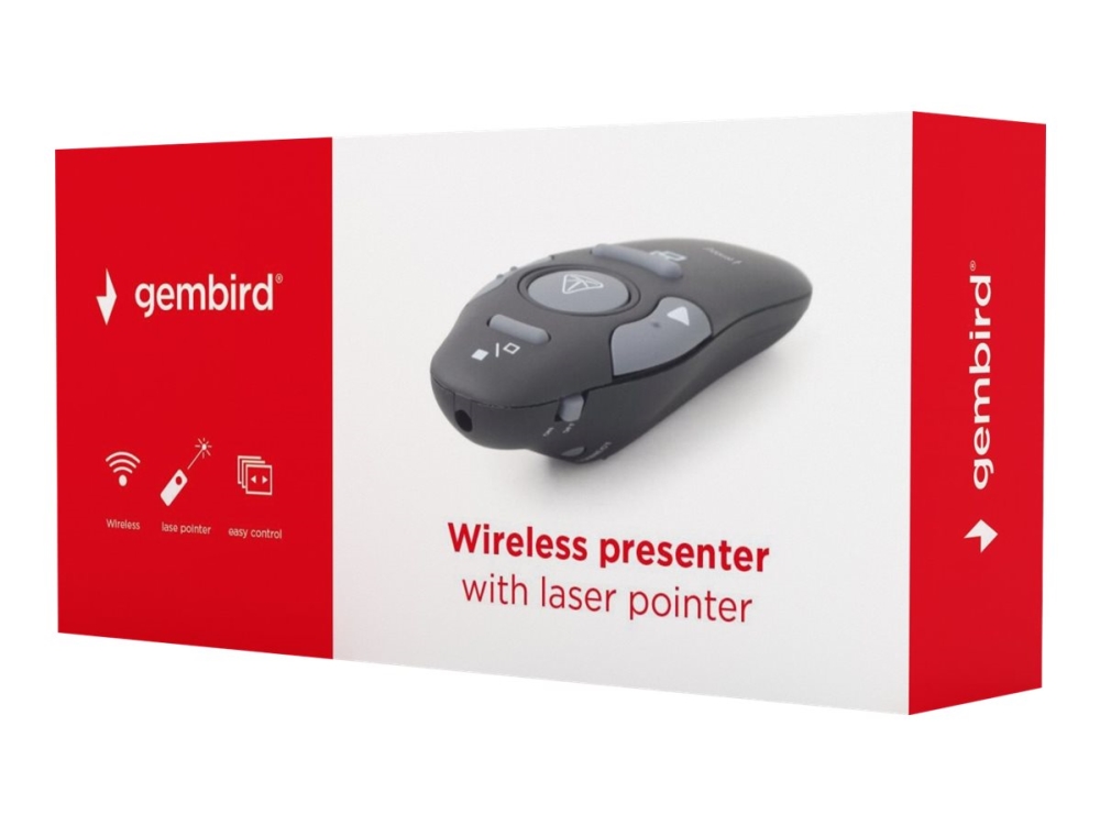 Gembird Wp-L-01 RF Fjernbetjening til Præsentation