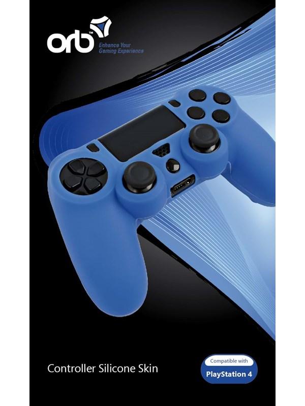 PS4 Silikone Cover i Blå - Tilbehør til Spilkonsol