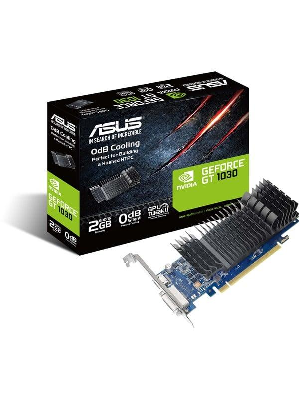 Geforce GT 1030 Silent Low Profile 2GB Grafikkort på tilbud