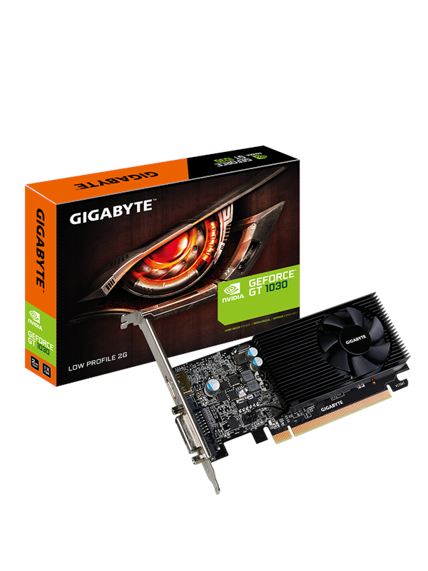 Geforce GT 1030 Grafikkort med 2GB GDDR5 - Lav Profil