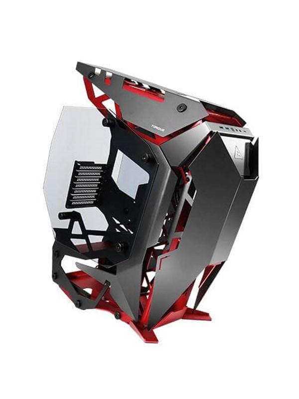 Torque Gamer Series Kabinet Tower - Sort med Glasvindue