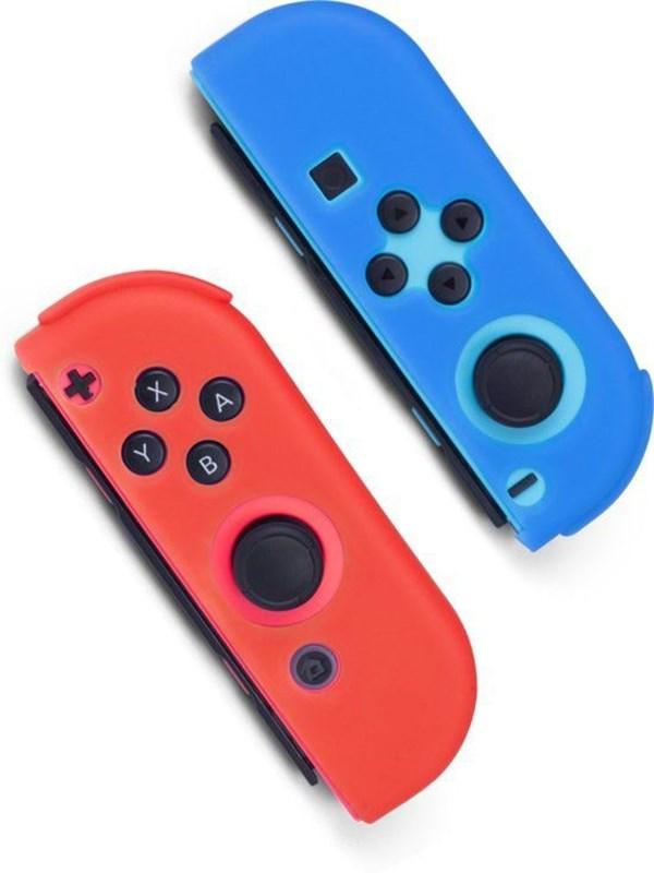 Nintendo Switch Joycon Silikone - Blå & Orange Tilbehør
