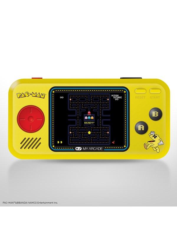 Pac Man Håndholdt Spilkonsol med 4 Retro Spil