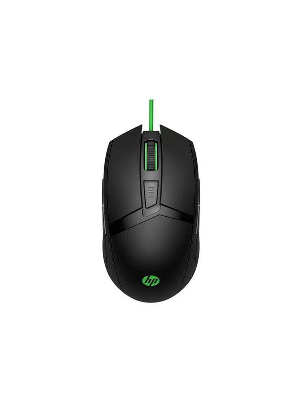Pavilion Gaming Mus 300 - Kablet, Grøn, 6 Knapper