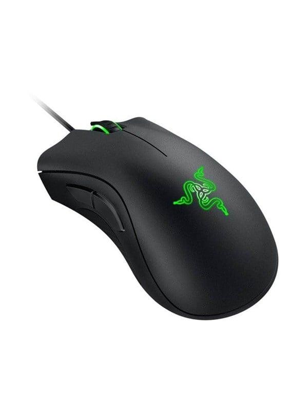 Razer Deathadder Essential Gaming Mus med Grønt Lys