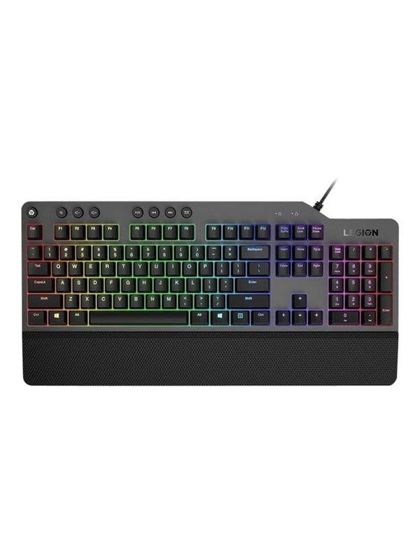 Legion K500 Gaming Tastatur - Nordisk, Rød Switch, Sort