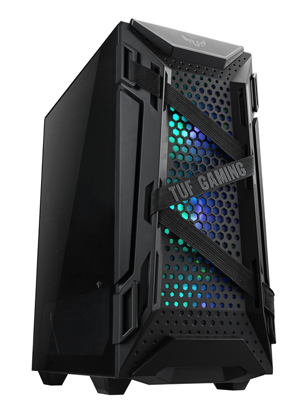 TUF Gaming GT301 Miditower Kabinet - Sort, Ingen Strømforsyning