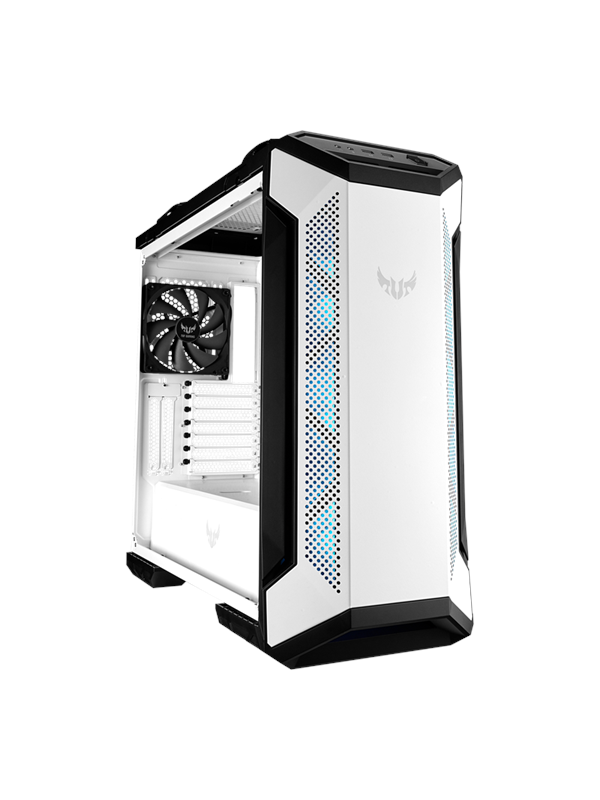 TUF Gaming GT501 Miditower Kabinet - Hvid, Ingen PSU