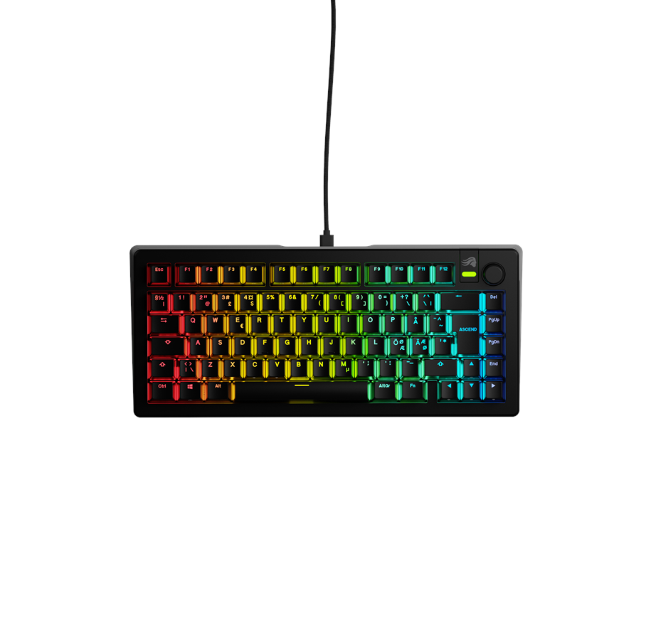 Glorious GMMK 3 75% Kablet Gaming Tastatur - Sort