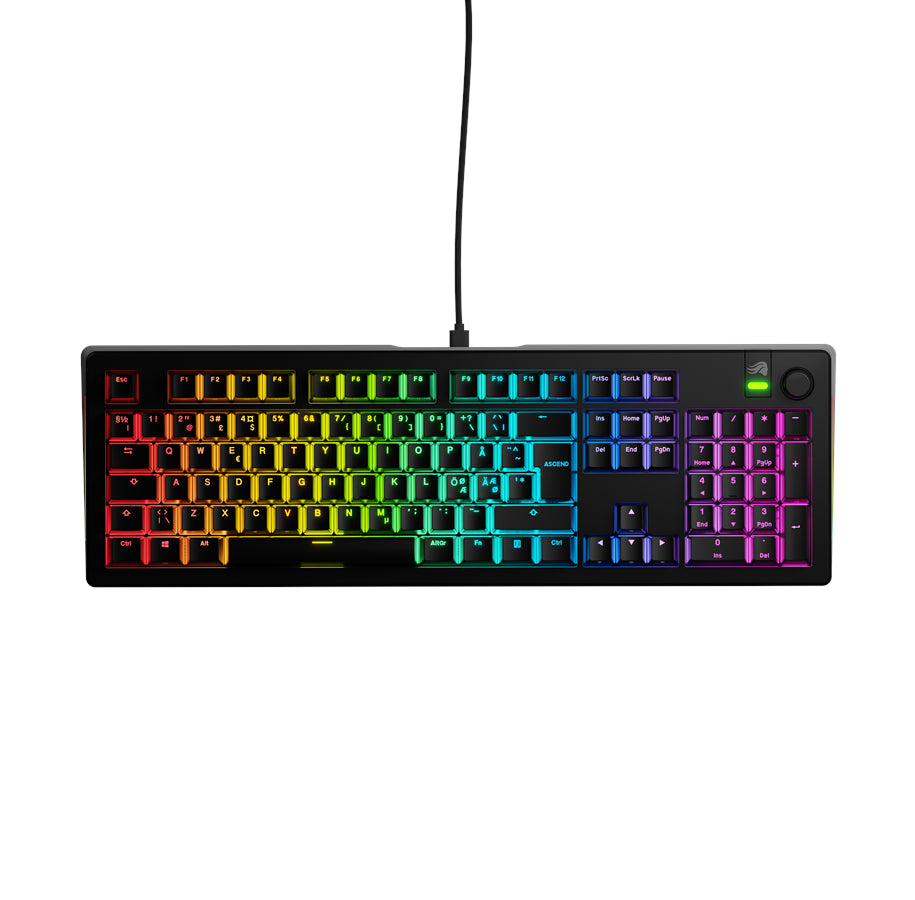 Glorious GMMK 3 Gaming Tastatur - Færdigsamlet & Sort