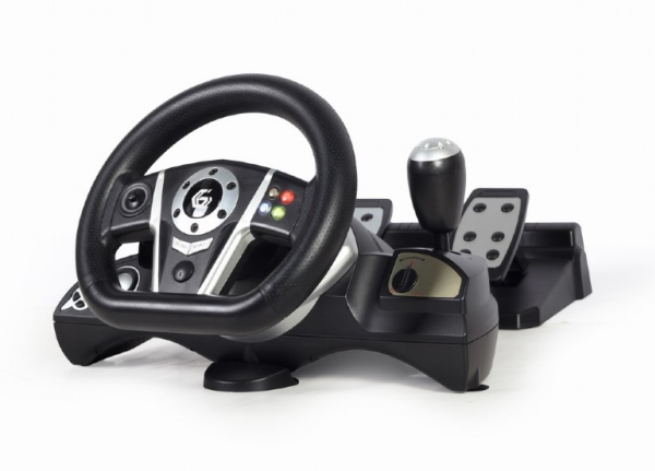 Gembird Racerhjul til PC, PS3, PS4 og Switch - Fantastisk tilbud!
