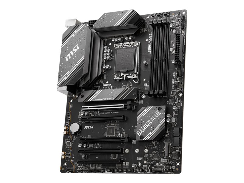B760 Gaming Plus Wifi   Bundkort   Atx   Lga1700 Sokkel   B760 Chipset   Usb 3.2 Gen 1, Usb 3.2 Gen 2, Usb C 3.2 Gen2   2.5 Gigabit Lan, Wi Fi 6e Msi