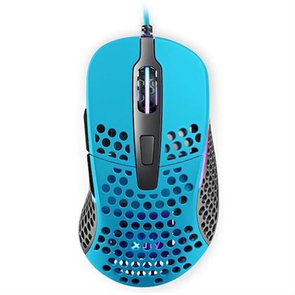 M4 RGB Gaming Mus - Miami Blå fra Xtrfy til Gamere