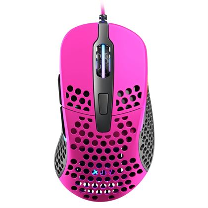 M4 RGB Gaming Mus i Pink - Letvægtsdesign fra Xtrfy