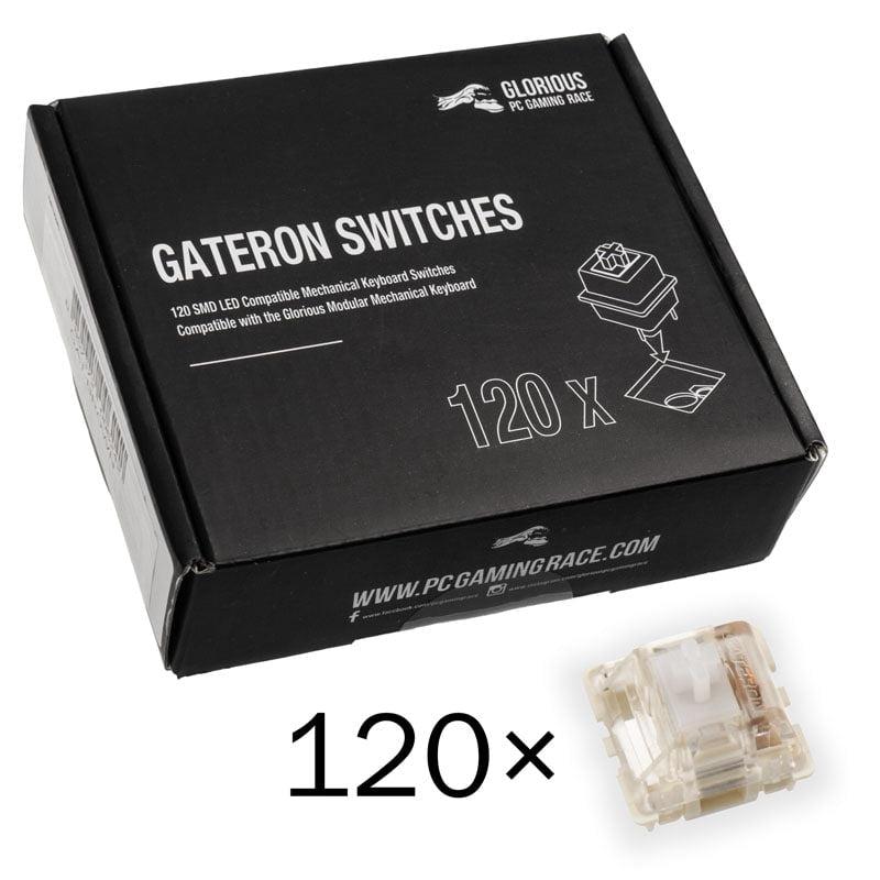 Gateron Clear Switches (120 Stk) - Forbedr dit Tastatur