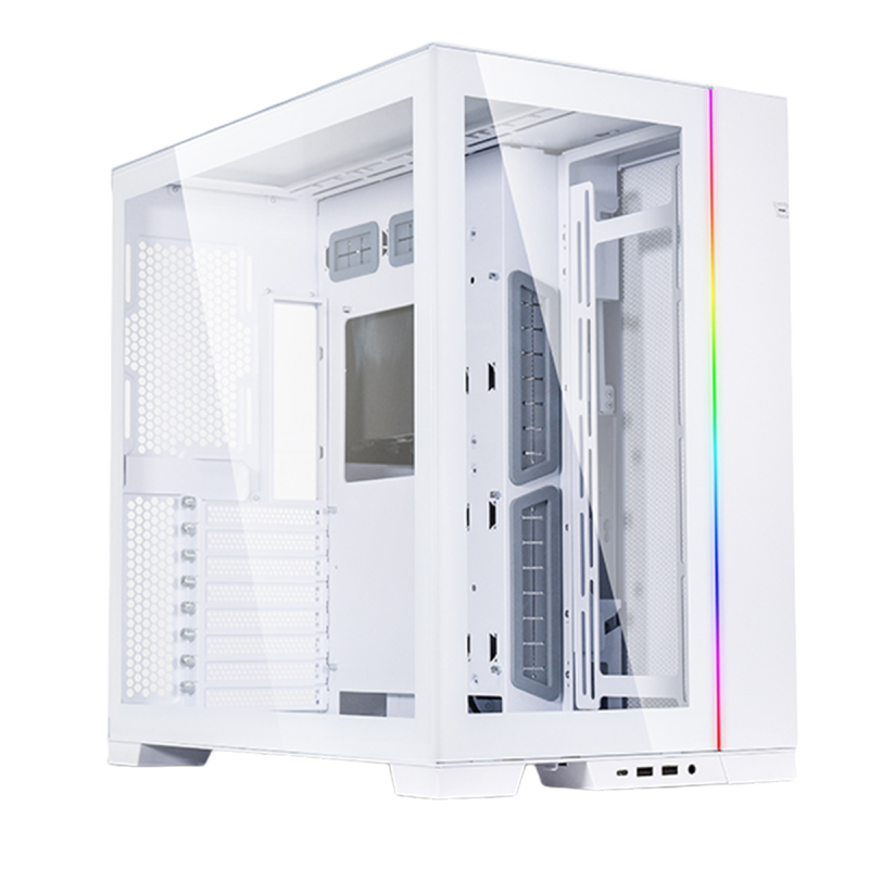Lian Li O11 Dynamic Evo Hvid Gaming PC Kabinet - Stilfuldt valg