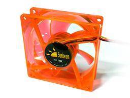 80mm UV Orange Blæser fra Sunbeam – Effektiv & Stilfuld Køling!