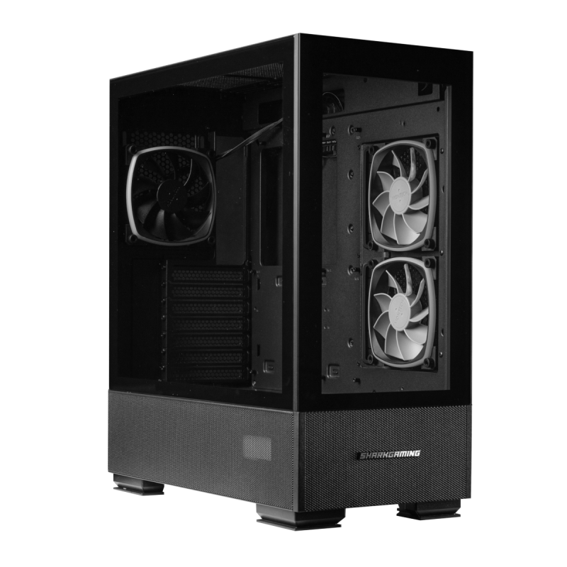 Shark Tsunami Pro Gaming PC Kabinet – Perfekt til Gamere!