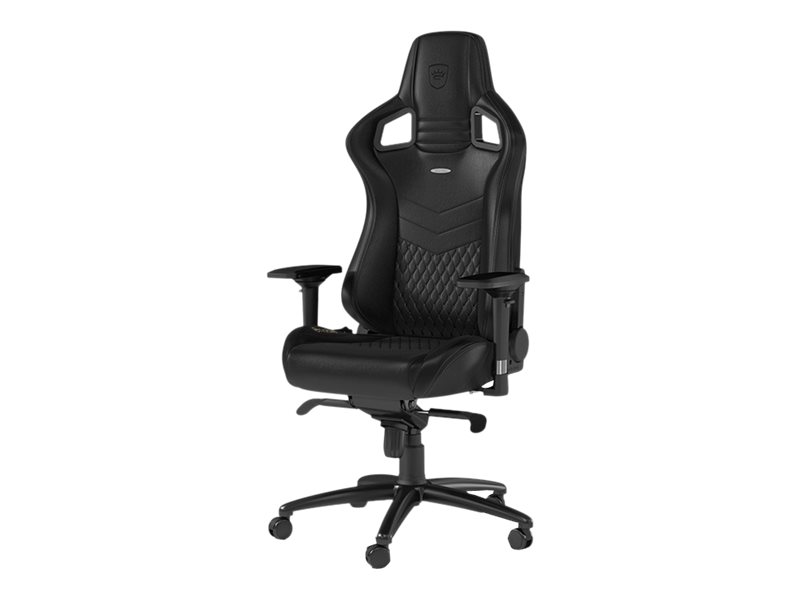 Epic ægte Læder Gaming Stol   Sort Noblechairs