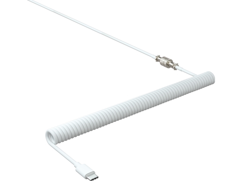 Coiled Braided Cable Til Tastatur, Hvid Xtrfy