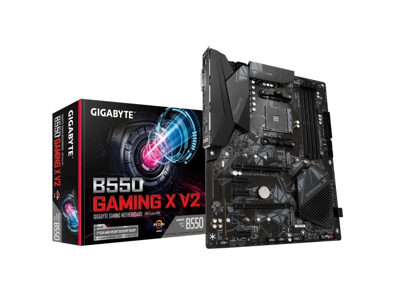 Gigabyte B550 Gaming X V2, Amd, Stik Am4, Amd Ryzen 3000 Series, Amd Ryzen 2000 Series, 128 Gb, Ddr4 Sdram, 128 Gb Gigabyte Technology
