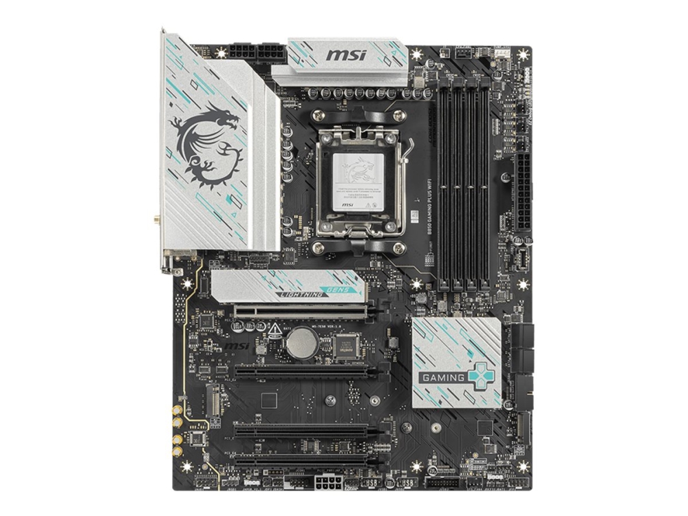 B850 Gaming Plus Wifi   Bundkort   Atx   Socket Am5   Amd B850 Chipset   Usb 3.2 Gen 2, Usb C 3.2 Gen2, Usb 3.2 Gen 1   5 Gigabit Ethernet, Wi Fi Msi