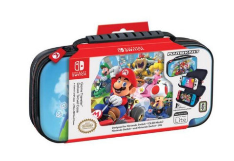663293112074, Lommeetui, Nintendo, Sort, Transparent, Nintendo Switch, Nintendo Switch Lite, Ridseresistent, Lynlås Hori