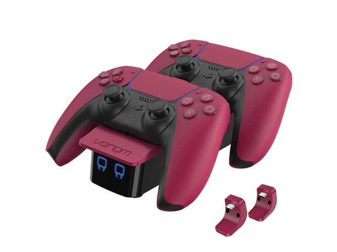 Vs5010 Raudona Ps5 Twin Docking Station Venom