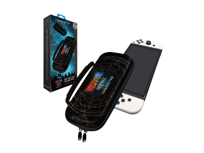 " S Officielle Tetris® Eva Bæreetui Med Hård Skal Til Switch®oled / Switch® (tetris Effect Connected Galaxy) Hyperkin