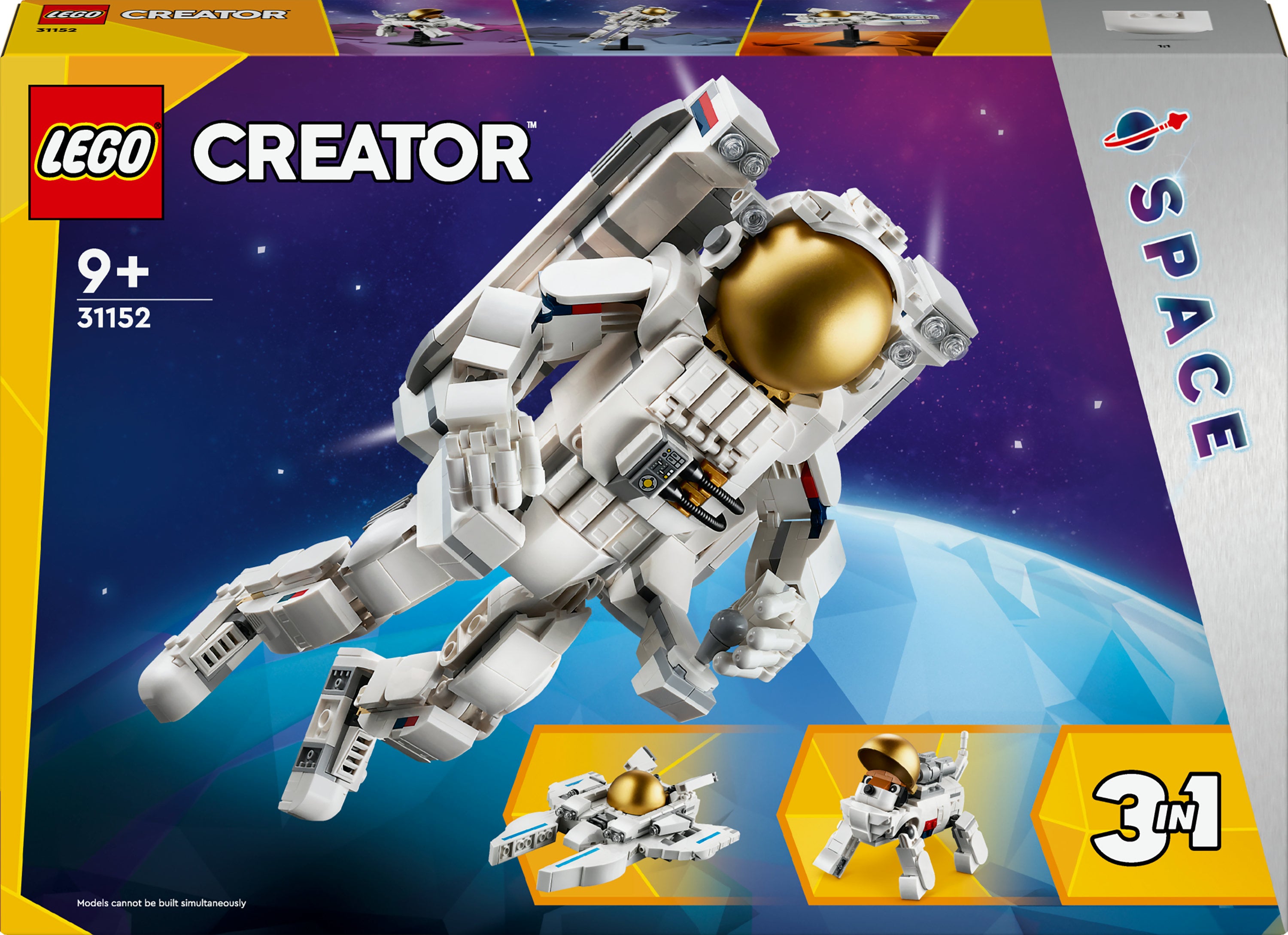 31152 Creator 3 I 1 Astronaut I Rummet Lego