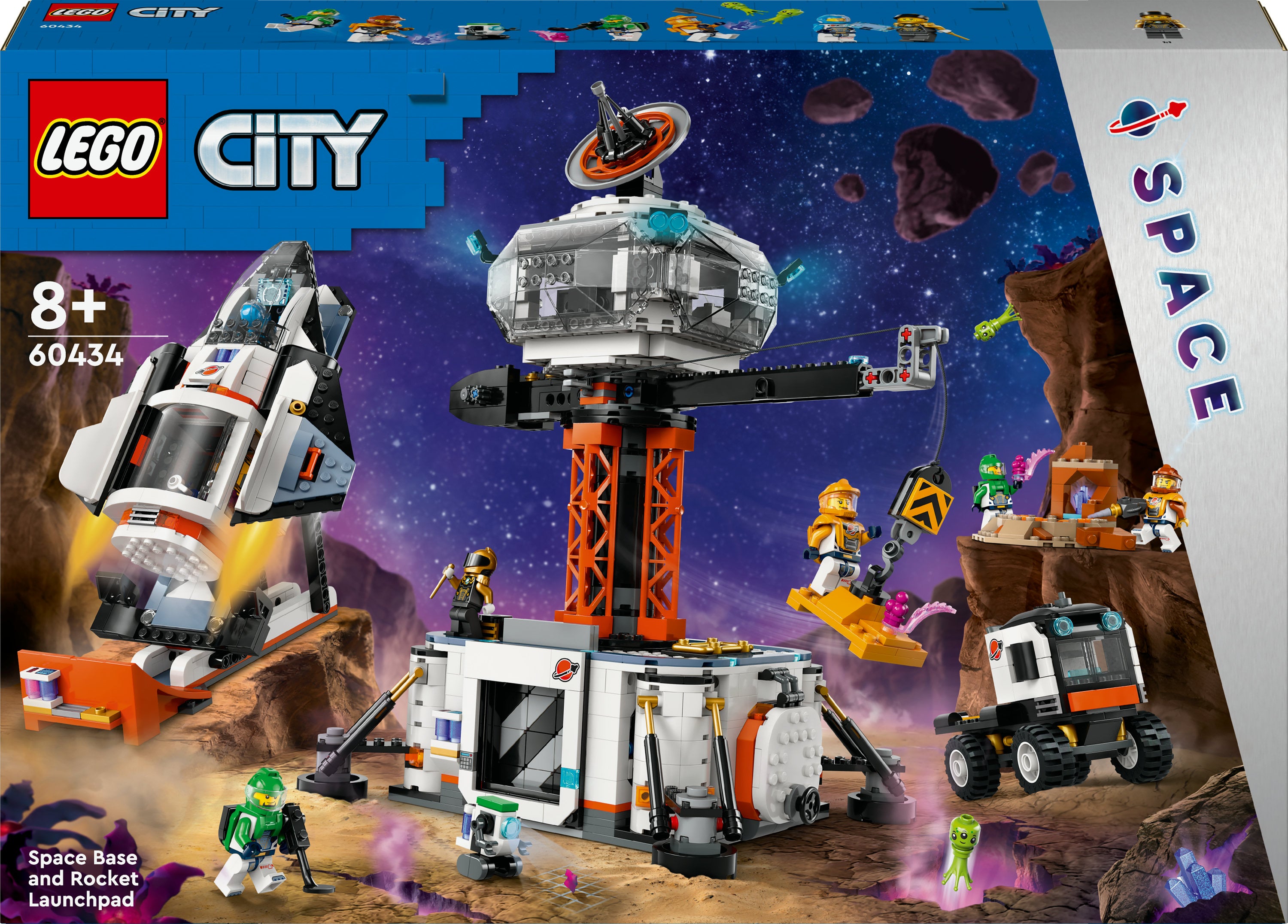 60434 City Rumbase Med Opsendelsesrampe Lego
