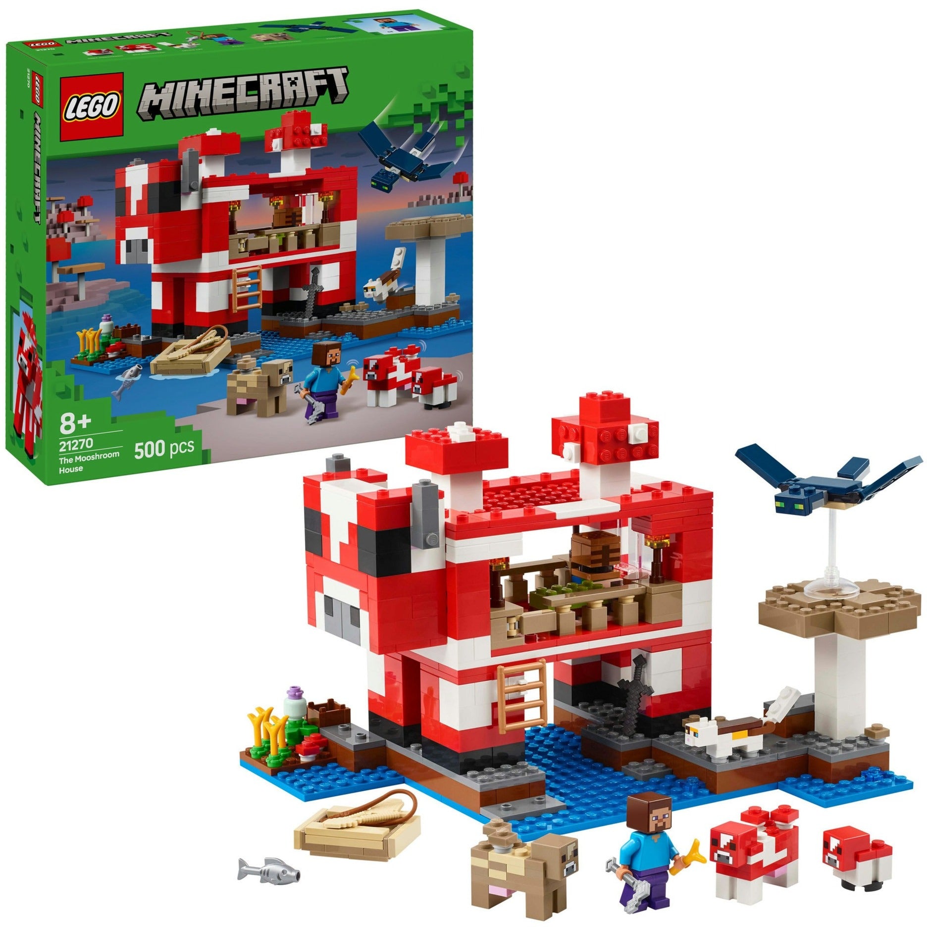 21270 Minecraft The Mushroom Cow House Lego