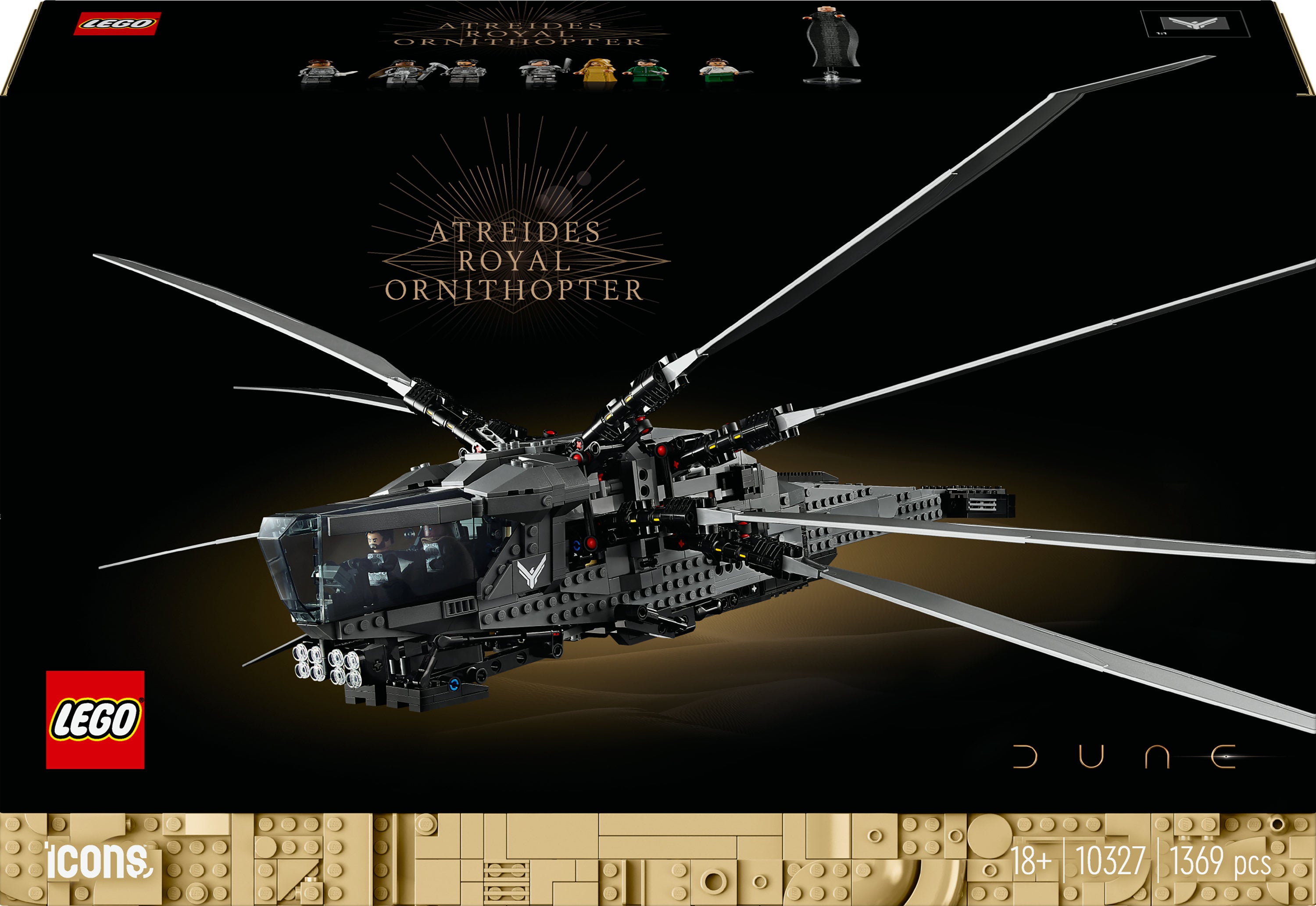 10327 Icons Dune Atreides Royal Ornithopter Lego