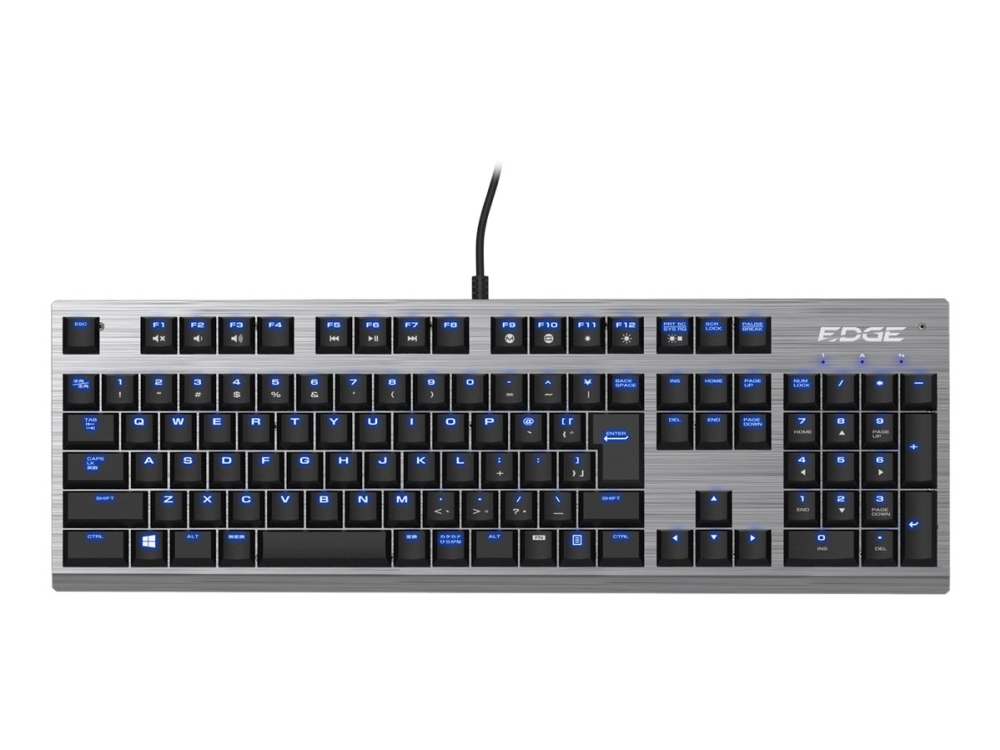 Edge 201   Tastatur   Bagbelyst   Usb Hori
