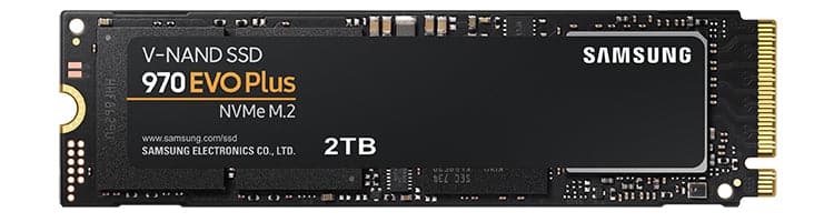 970 Evo  Ssd Mz V7s2t0bw 2tb M.2 Pci Express 3.0 X4 (nvme) Samsung