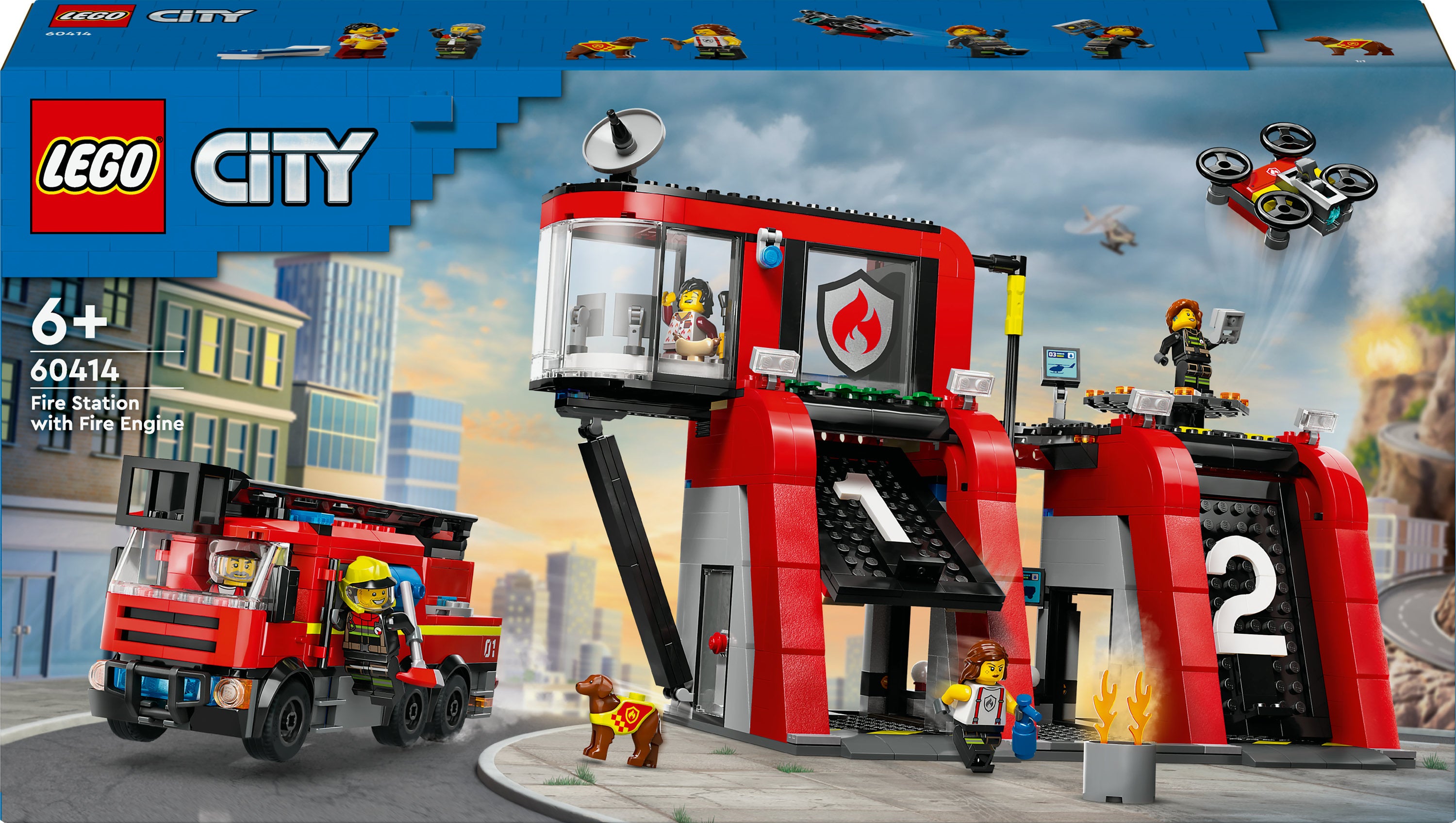 60414 City Brand Station Med Drejetårn Lego