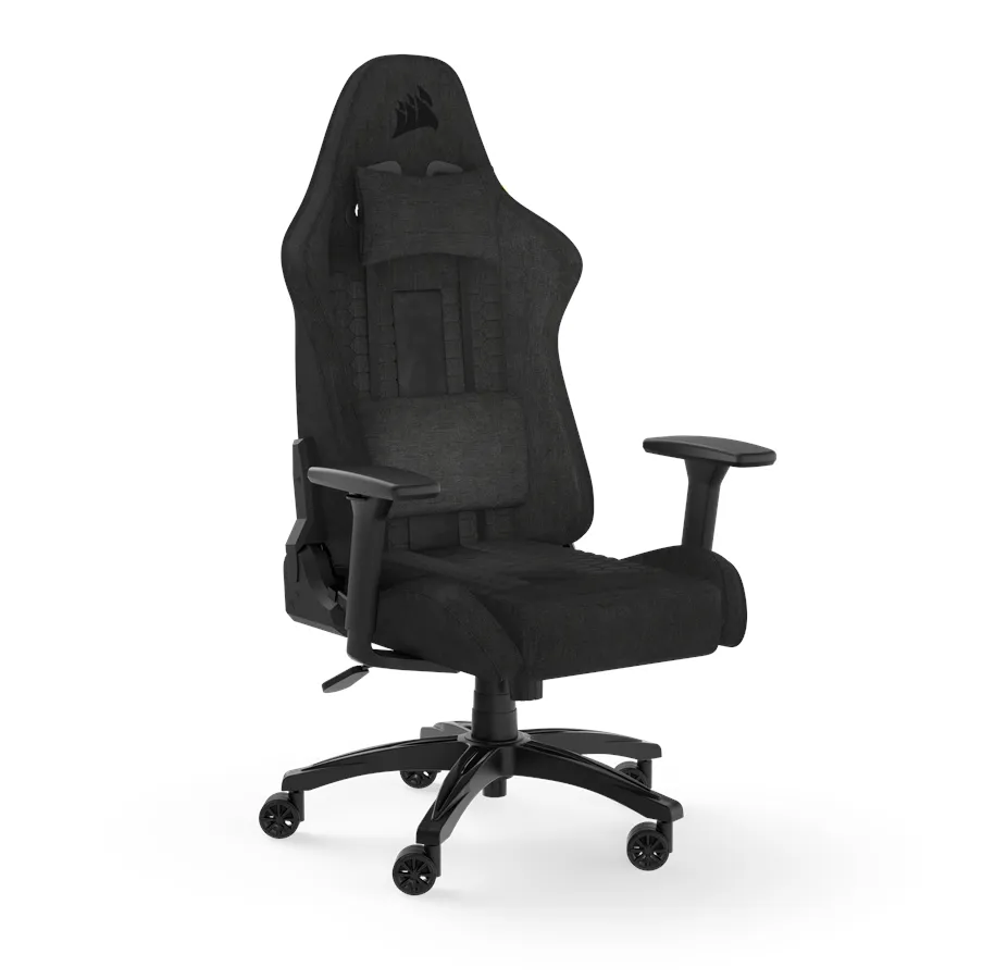 Corsair   Tc100 Relaxed (fabric)   Gamingstol   Stof   Op Til 120 Kg   Sort Corsair Microsystems