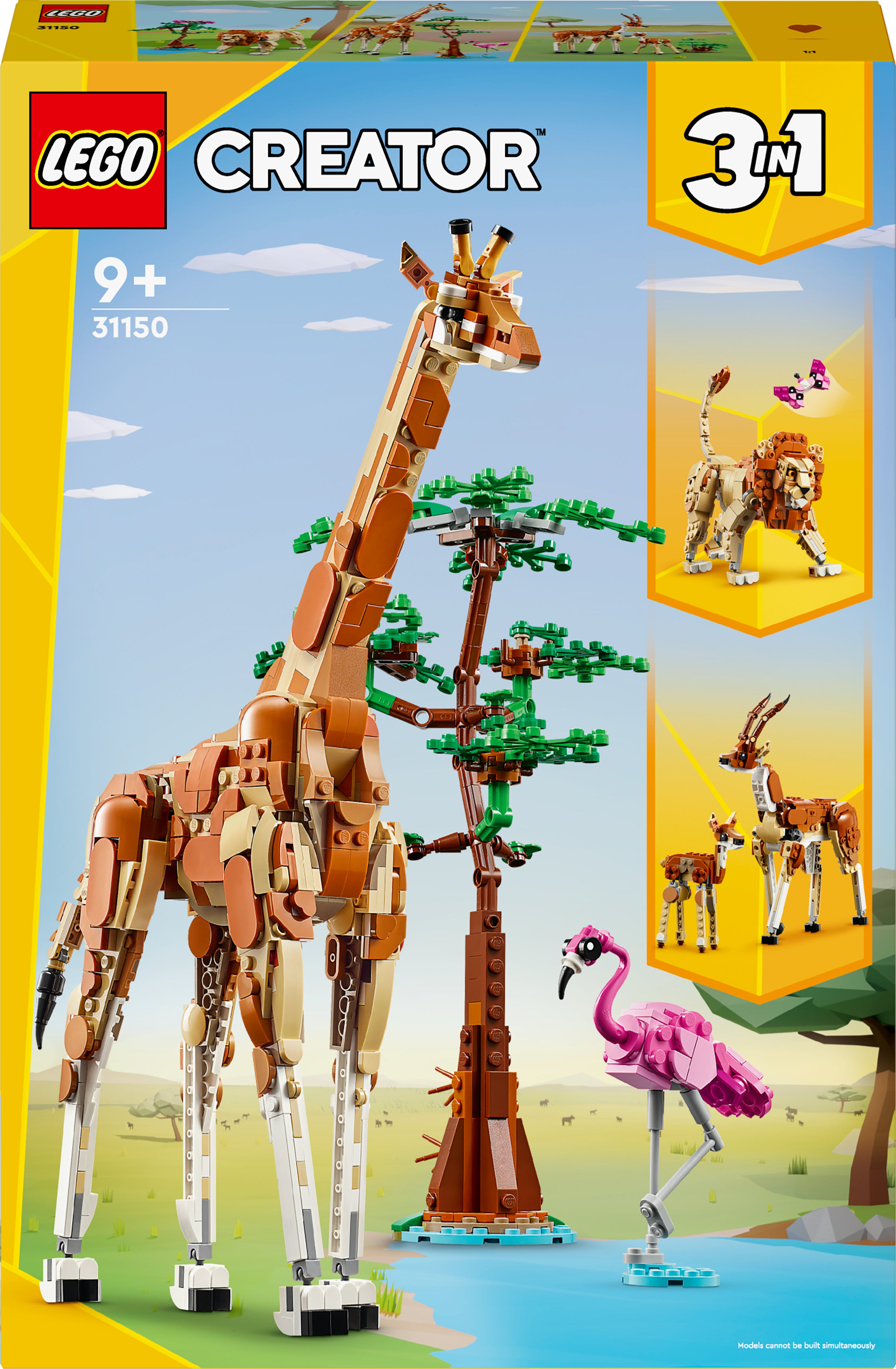 31150 Creator 3 I 1 Dyresafari Lego