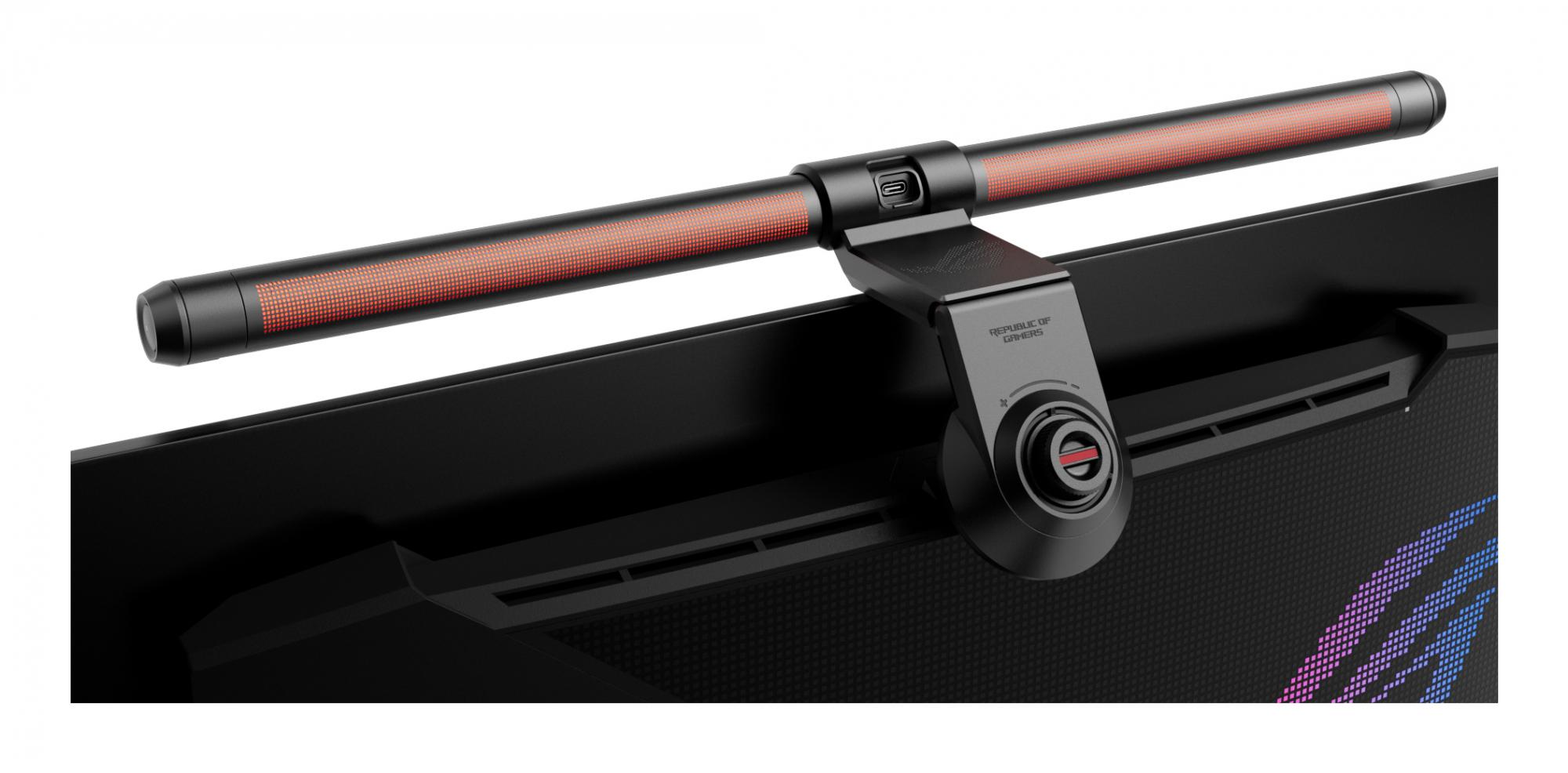 Alb01   Rog Aura Monitor Light Bar, Usb C 5w   Sort Asus