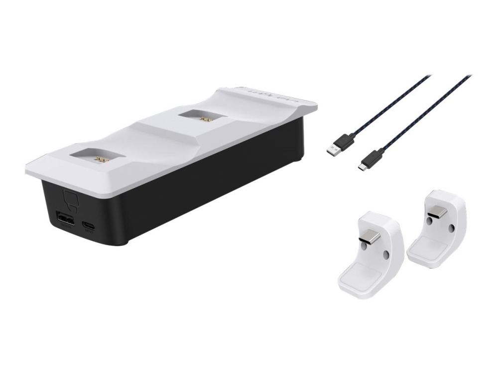 Dobbelt Dockingstation Til Ps5 Pad Hvid Venom