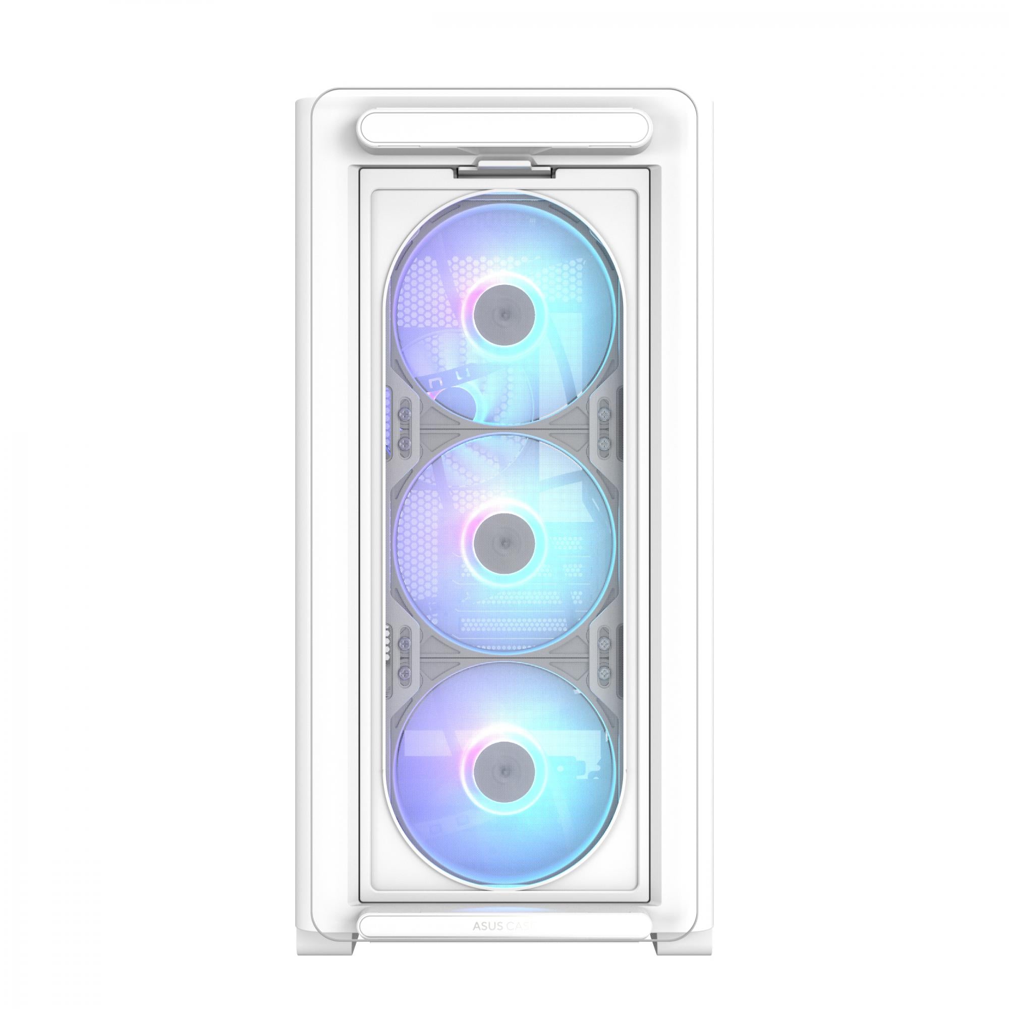 A23 Plus Tempered Glass Argb Matx Case   White Asus