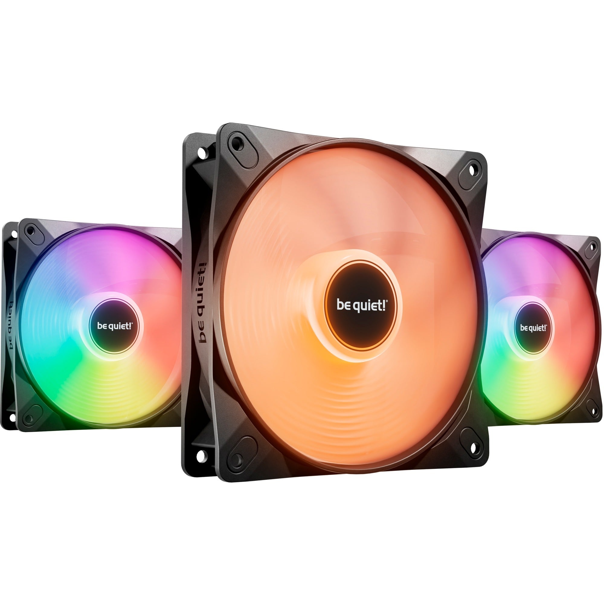 ! Light Wings Lx Pwm High Speed 120 Mm Triple Pack, Case Fan (black, Pack Of 3) Be Quiet