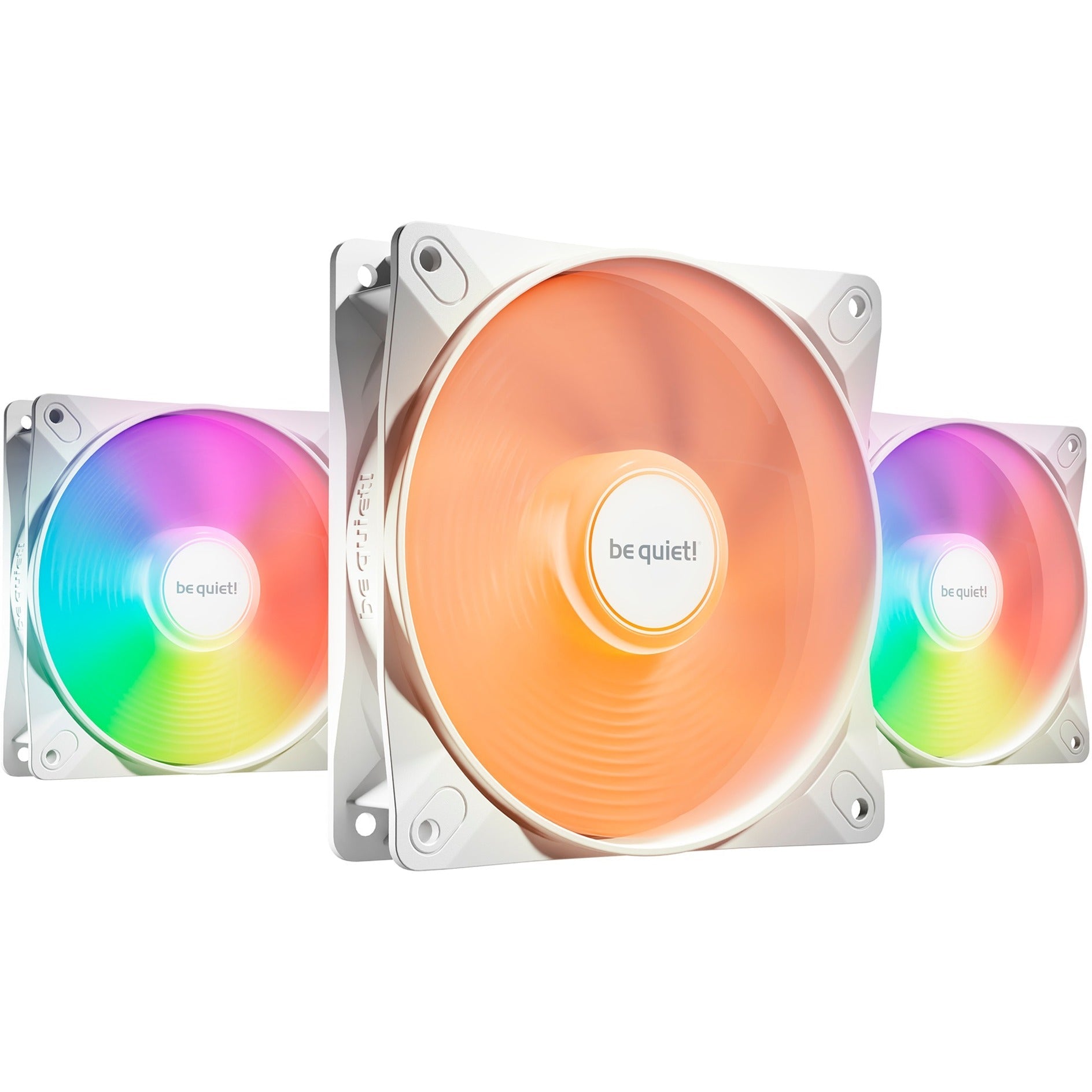 ! Light Wings Lx Pwm High Speed 120 Mm White Triple Pack, Case Fan (white, Pack Of 3) Be Quiet