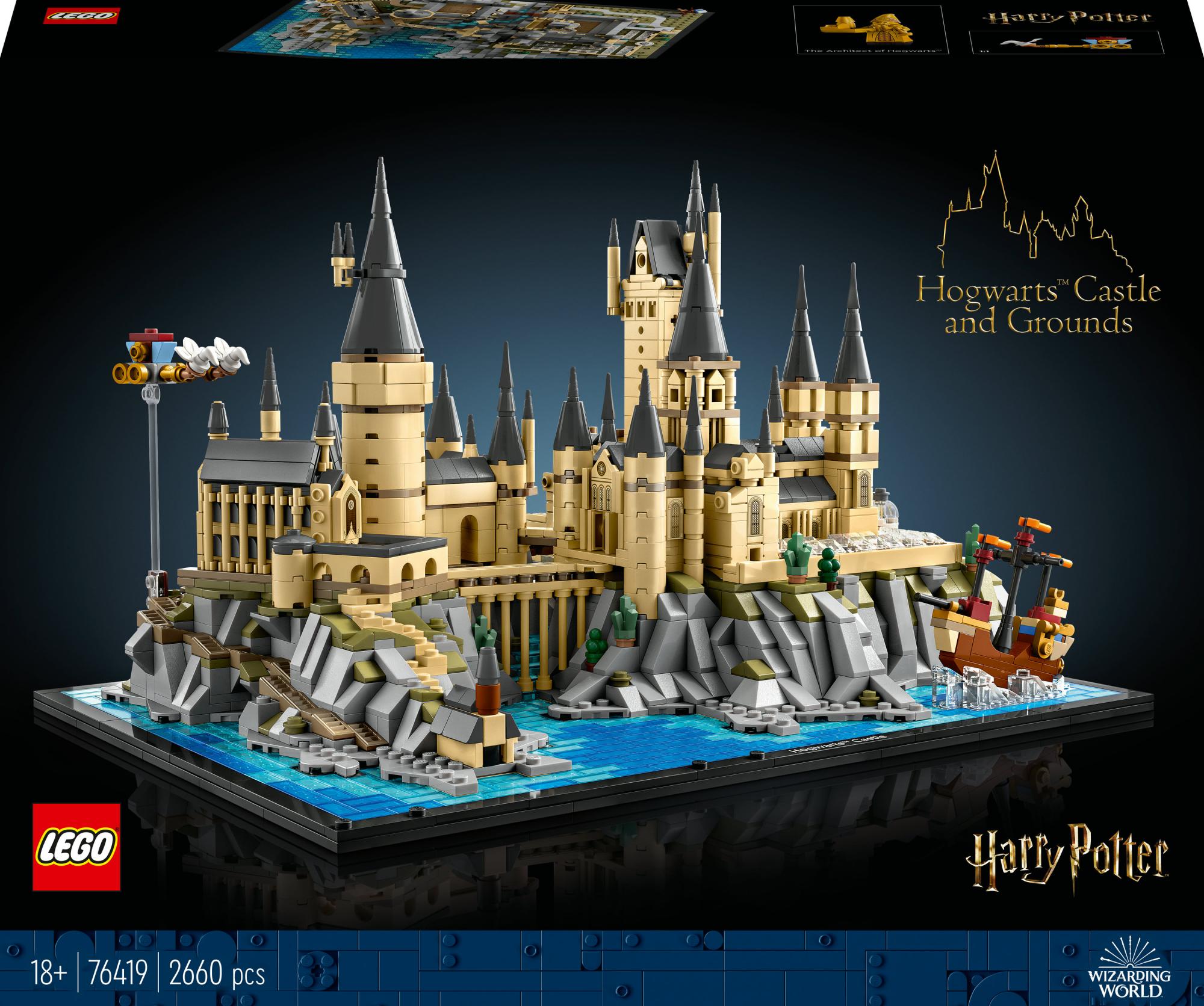 76419 Harry Potter Hogwarts Castle With Castle Grounds Lego